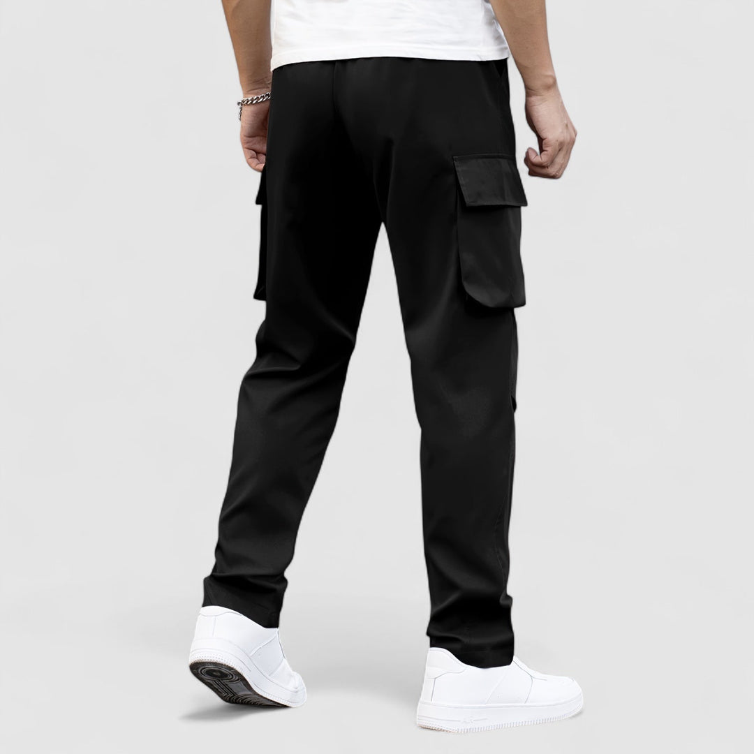 Markus Berlin Herren Wasserdichte Stretch-Cargohose, Vorderansicht