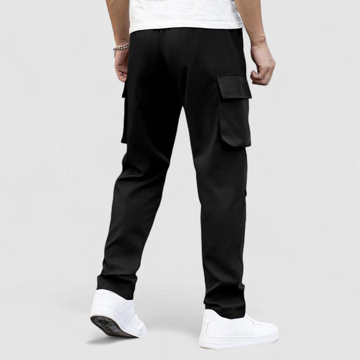 Markus Berlin Herren Wasserdichte Stretch-Cargohose, Vorderansicht