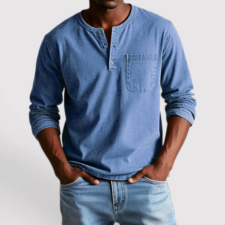Markus Berlin Herren Longsleeve, Vorderansicht