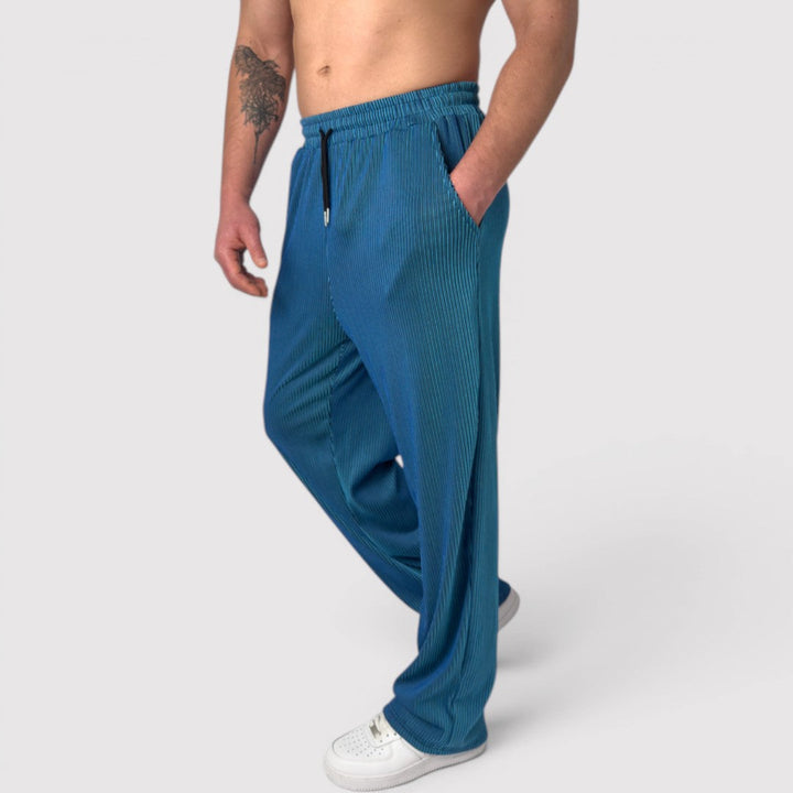 Markus Berlin Herren Hose im Wide-Fit, Vorderansicht