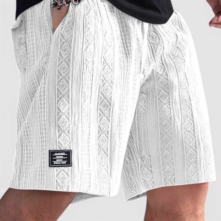 Markus Berlin Herren Strick-Shorts, Vorderansicht
