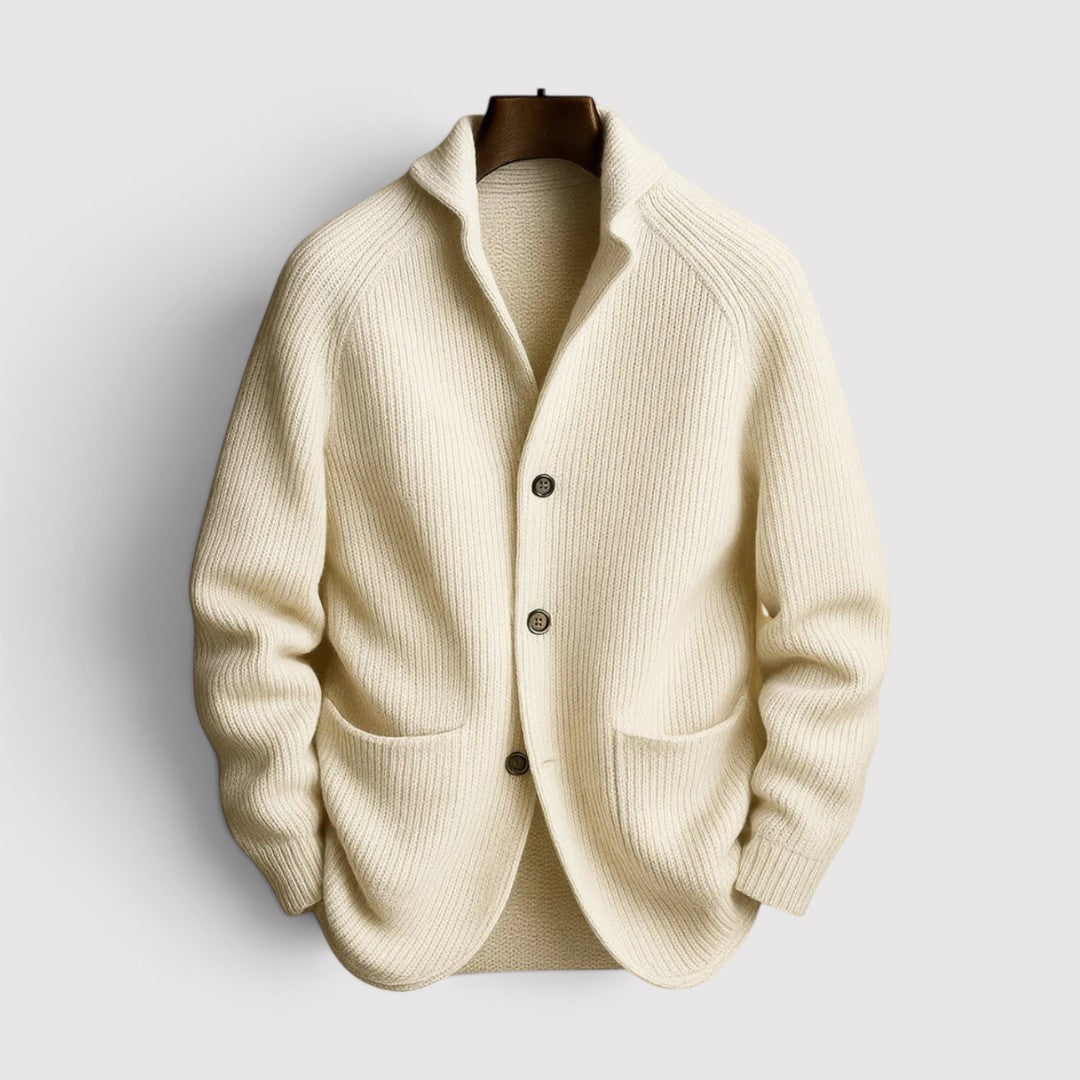 Markus Berlin Herren Cardigan, Vorderansicht