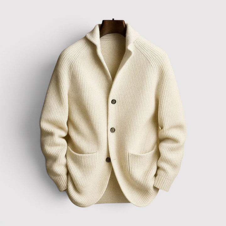 Markus Berlin Herren Cardigan, Vorderansicht