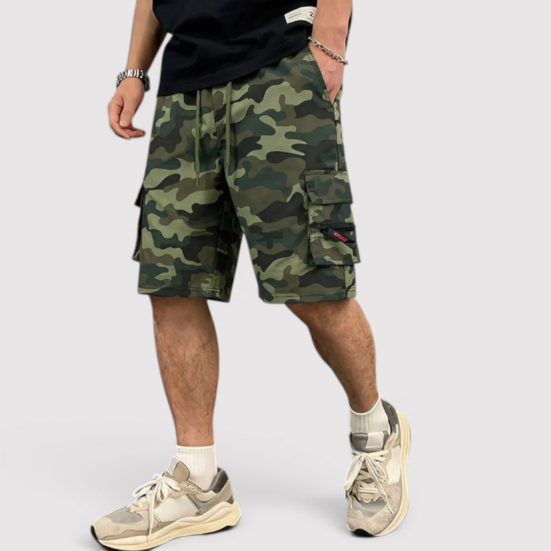 Markus Berlin Herren Cargo-Shorts, Vorderansicht