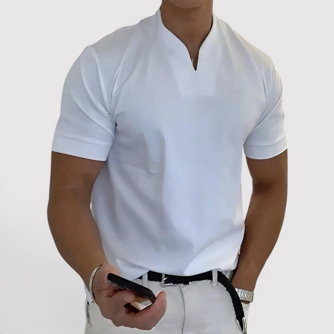 Markus Berlin Herren Keyneck-Shirt, Vorderansicht