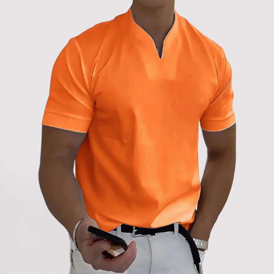 Markus Berlin Herren Keyneck-Shirt, Vorderansicht