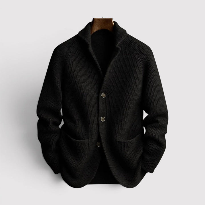 Markus Berlin Herren Cardigan, Vorderansicht