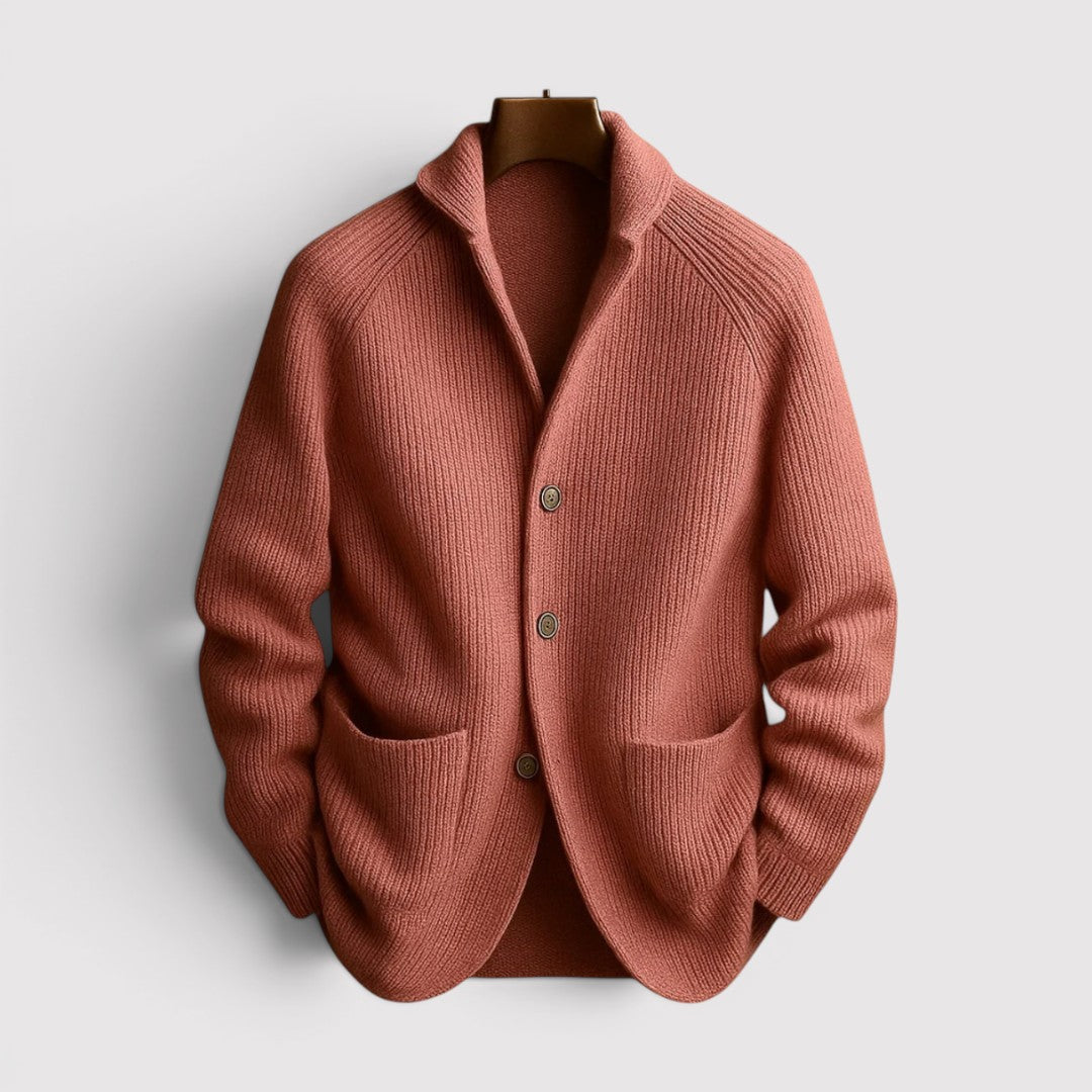 Markus Berlin Herren Cardigan, Vorderansicht