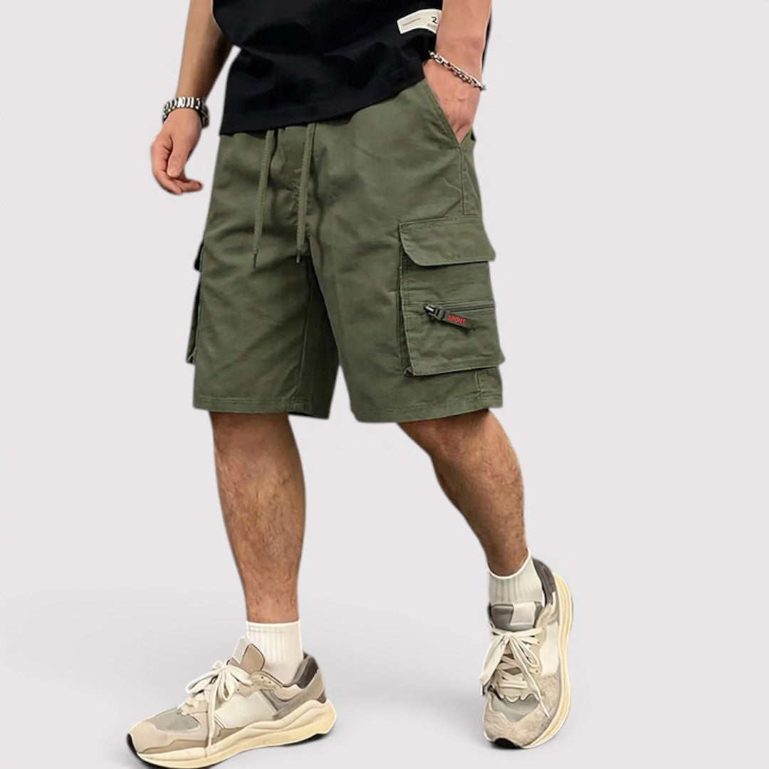 Markus Berlin Herren Cargo-Shorts, Vorderansicht
