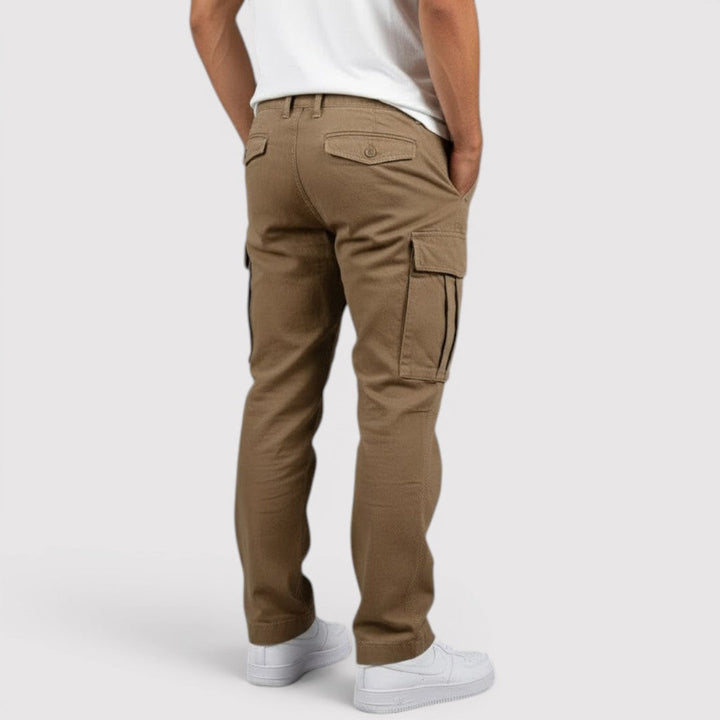 Markus Berlin Herren Leichte Cargohose, Vorderansicht