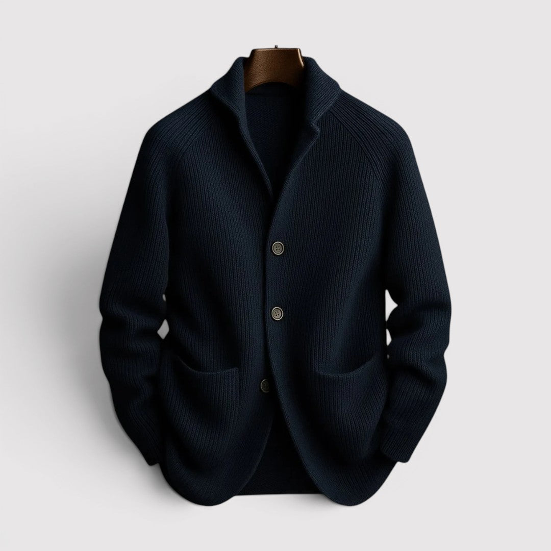 Markus Berlin Herren Cardigan, Vorderansicht