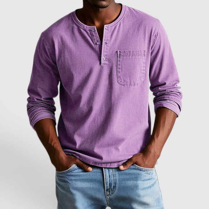 Markus Berlin Herren Longsleeve, Vorderansicht