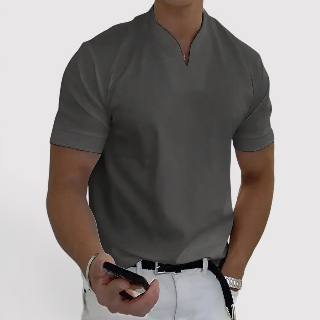 Markus Berlin Herren Keyneck-Shirt, Vorderansicht