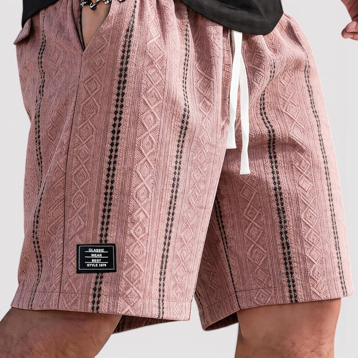 Markus Berlin Herren Strick-Shorts, Vorderansicht