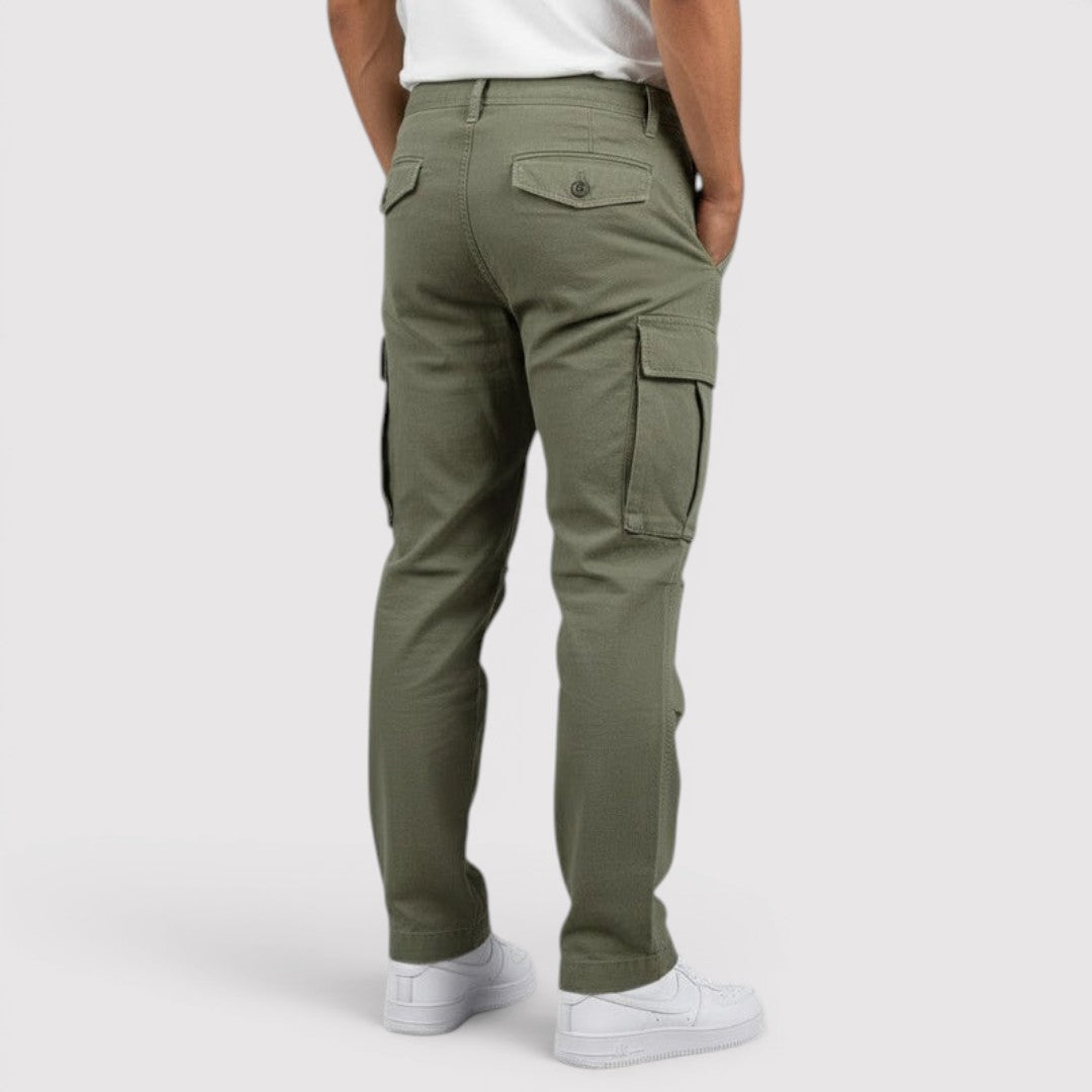 Markus Berlin Herren Leichte Cargohose, Vorderansicht