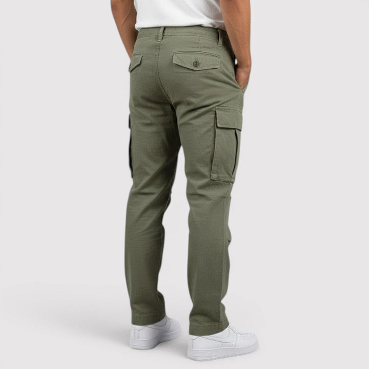 Markus Berlin Herren Leichte Cargohose, Vorderansicht