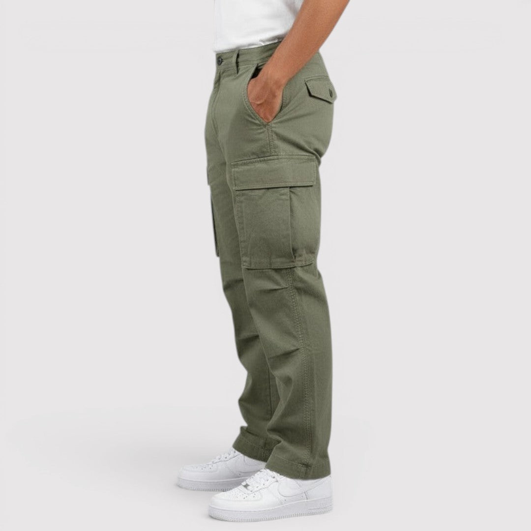 Markus Berlin Herren Leichte Cargohose, Vorderansicht