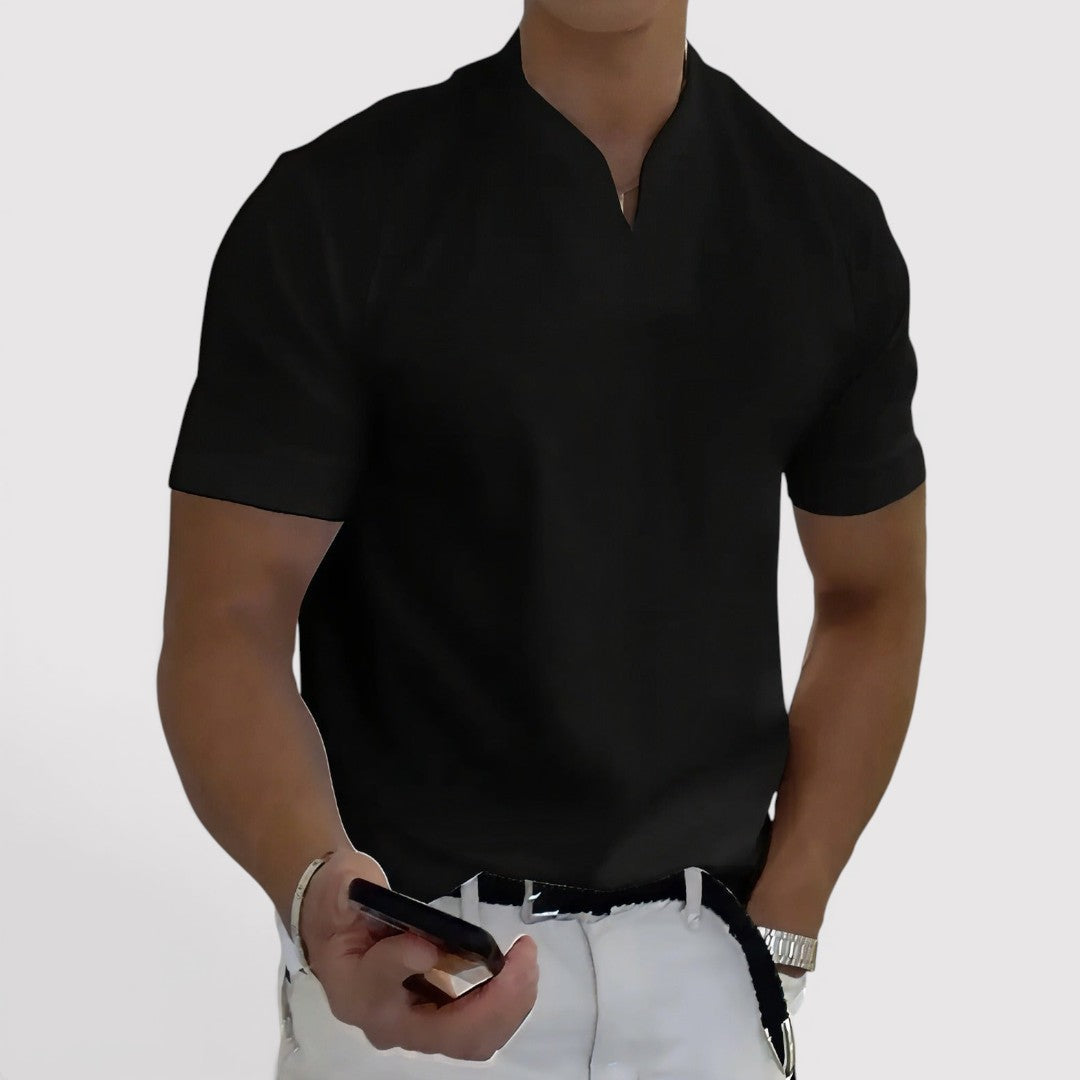 Markus Berlin Herren Keyneck-Shirt, Vorderansicht