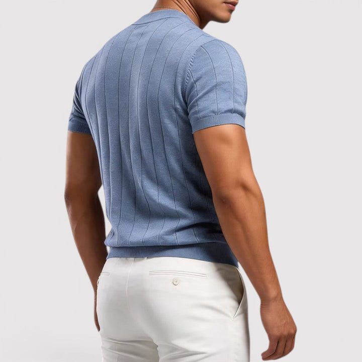 Markus Berlin Herren Strickshirt, Vorderansicht