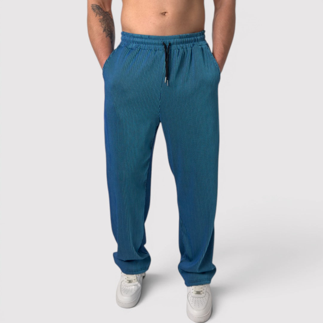 Markus Berlin Herren Hose im Wide-Fit, Vorderansicht