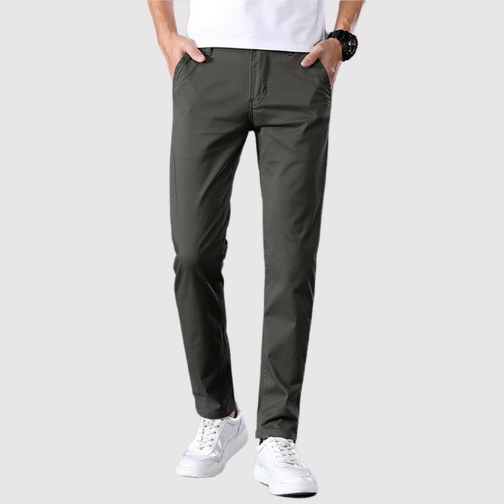 Markus Berlin Herren Slim-Fit-Stretchhose, Vorderansicht