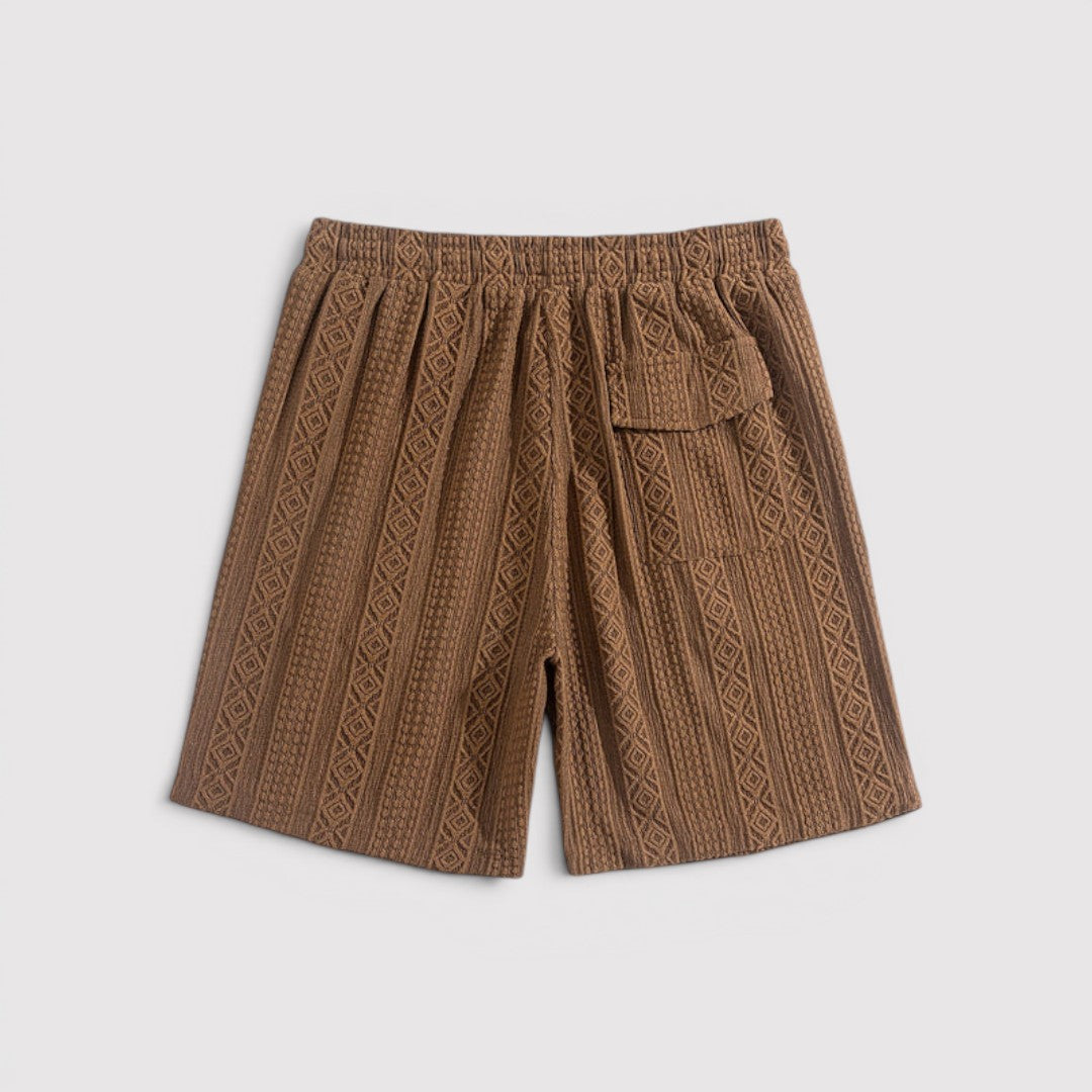 Markus Berlin Herren Strick-Shorts, Vorderansicht