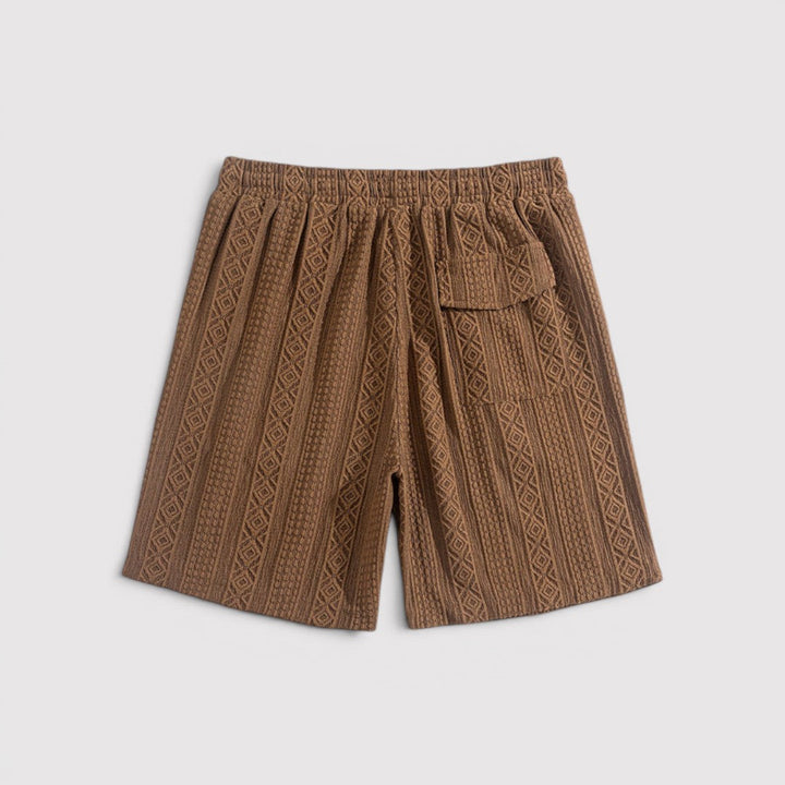 Markus Berlin Herren Strick-Shorts, Vorderansicht