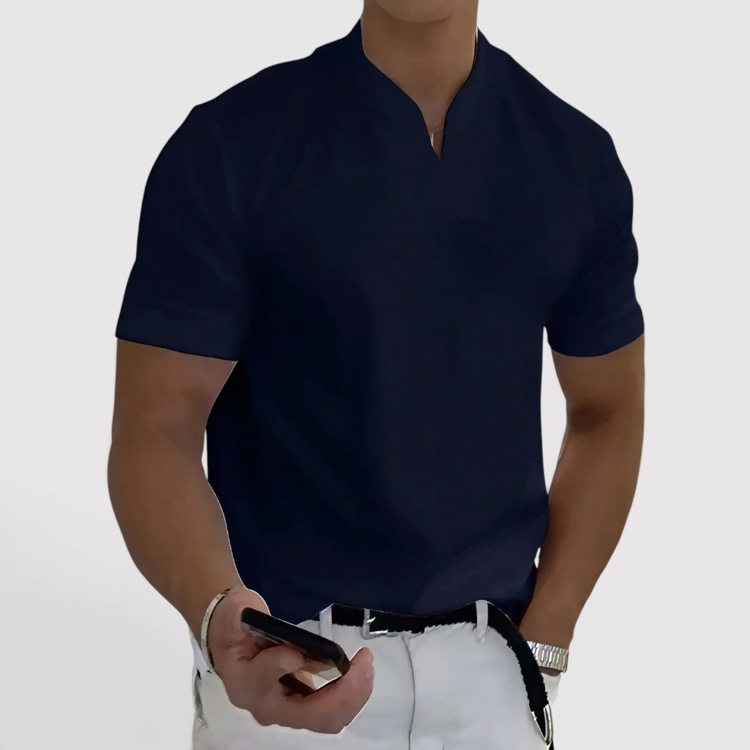 Markus Berlin Herren Keyneck-Shirt, Vorderansicht