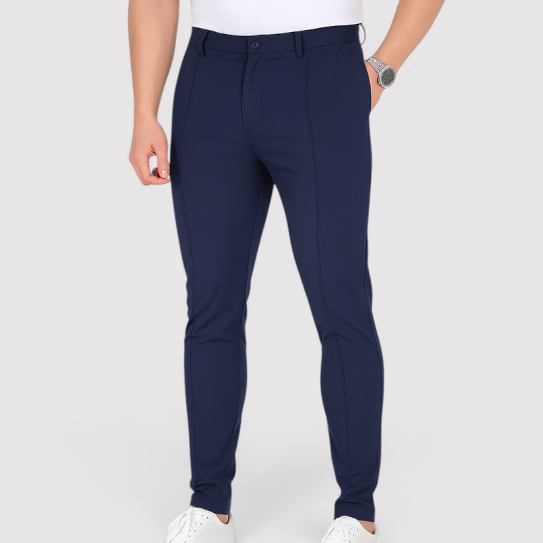 Markus Berlin Herren Slim-Fit Hose, Vorderansicht