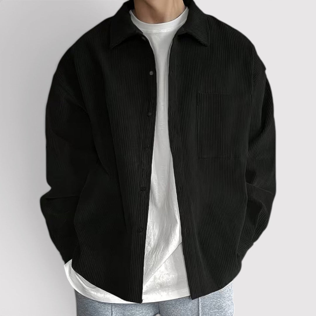 Markus Berlin Herren Overshirt, Vorderansicht
