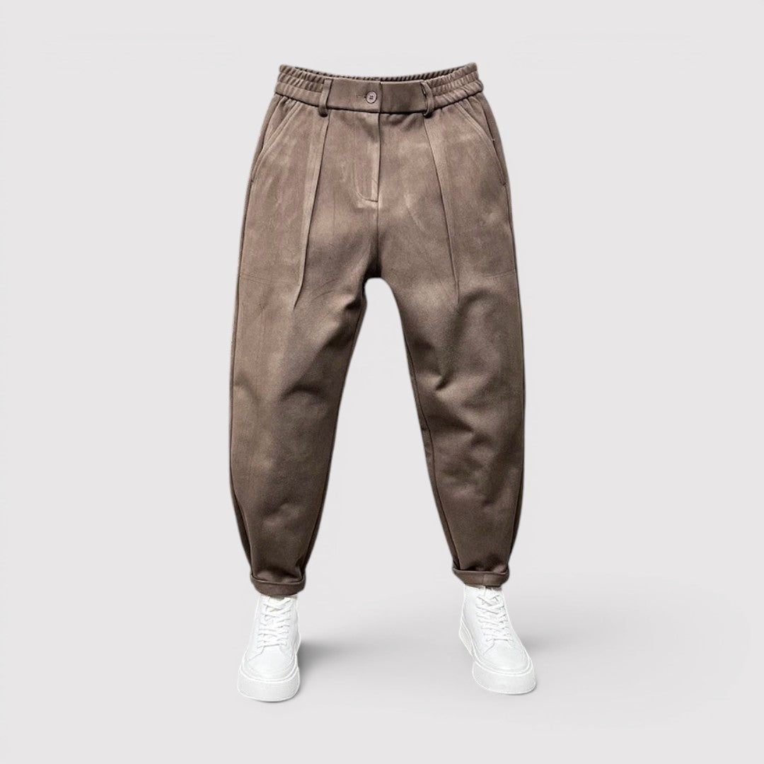 Markus Berlin Herren Hose mit Tapered-Schnitt, Vorderansicht