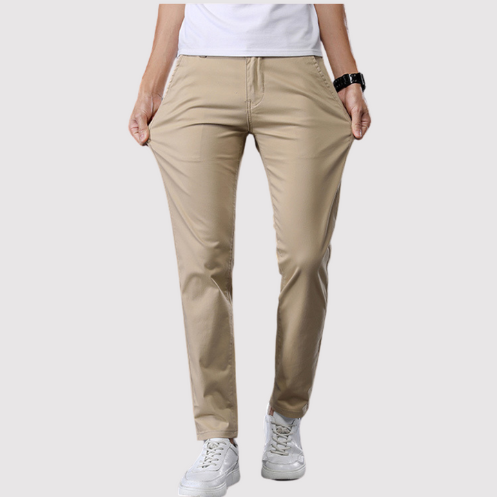Markus Berlin Herren Slim-Fit-Stretchhose, Vorderansicht