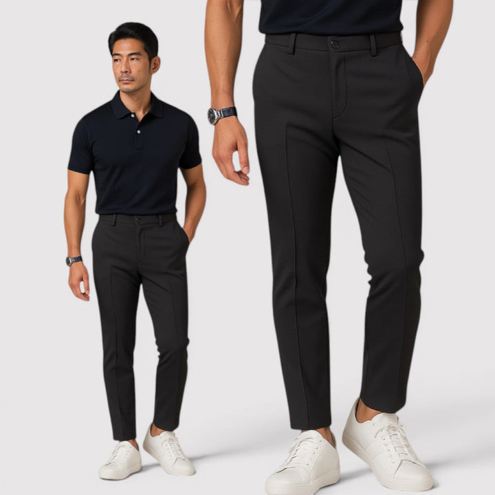 Markus Berlin Herren Slim-Fit Hose, Vorderansicht