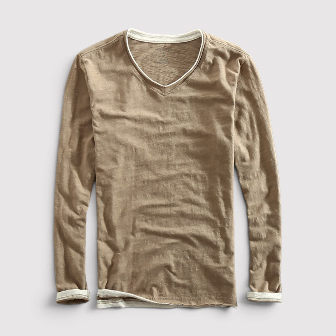 Markus Berlin Herren Langarmshirt, Vorderansicht