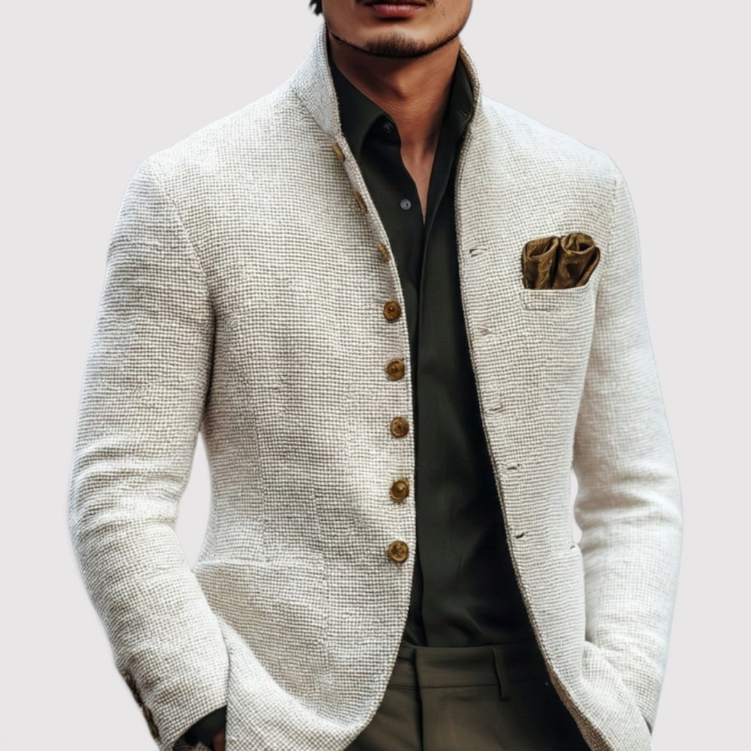 Markus Berlin Herren Leichter Blazer, Vorderansicht