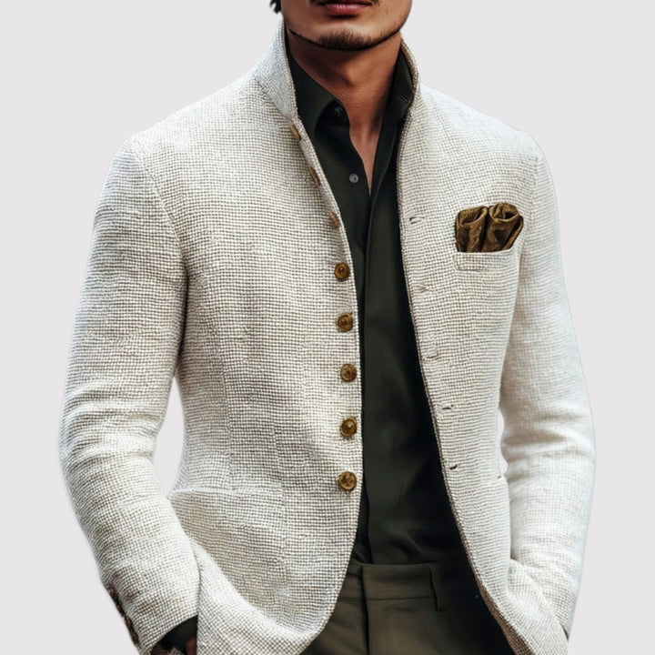 Markus Berlin Herren Leichter Blazer, Vorderansicht