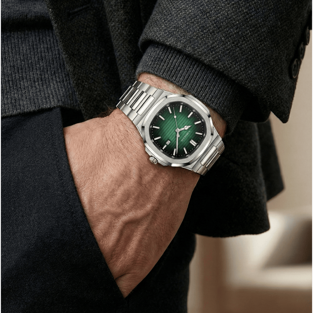 Markus Berlin Herrenuhr, Vorderansicht