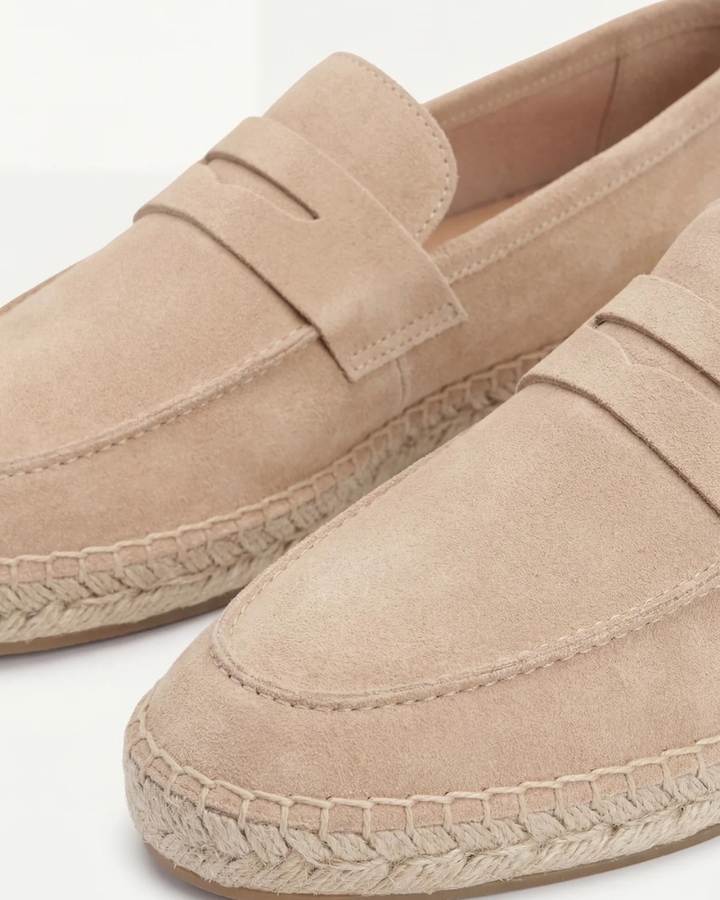 Markus Berlin Herren Espadrille Beige, Vorderansicht