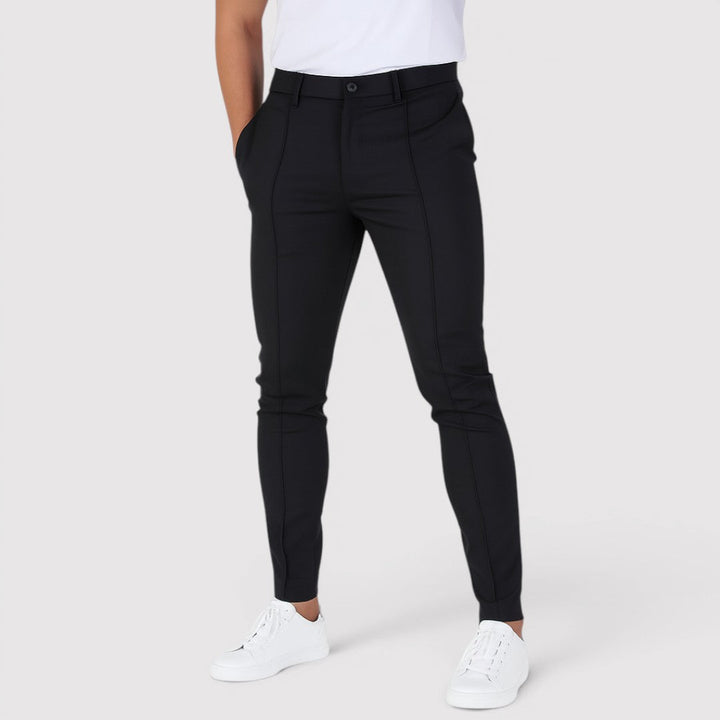 Markus Berlin Herren Slim-Fit Hose, Vorderansicht