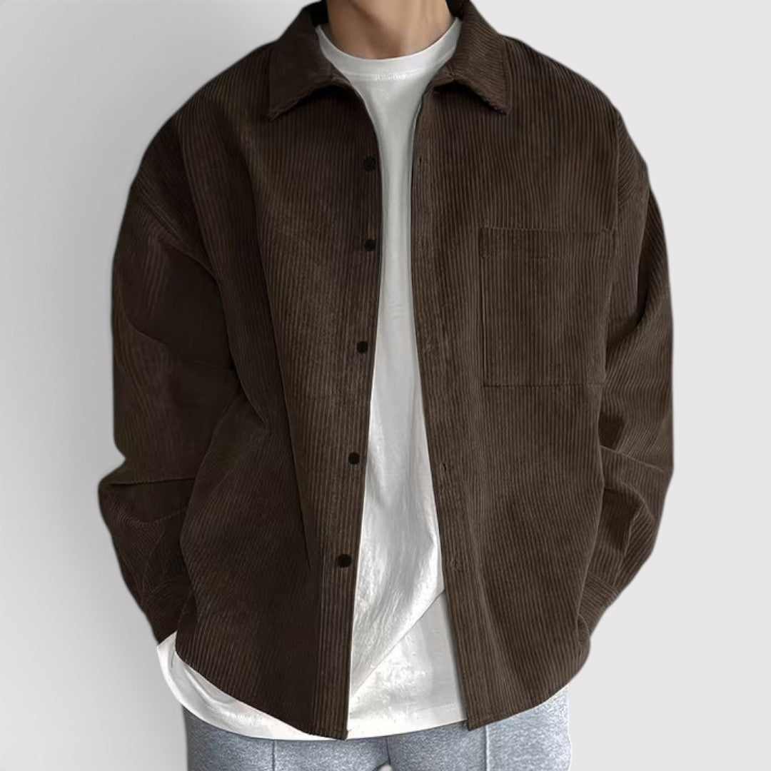 Markus Berlin Herren Overshirt, Vorderansicht
