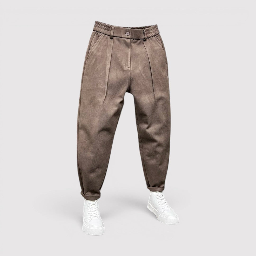 Markus Berlin Herren Hose mit Tapered-Schnitt, Vorderansicht