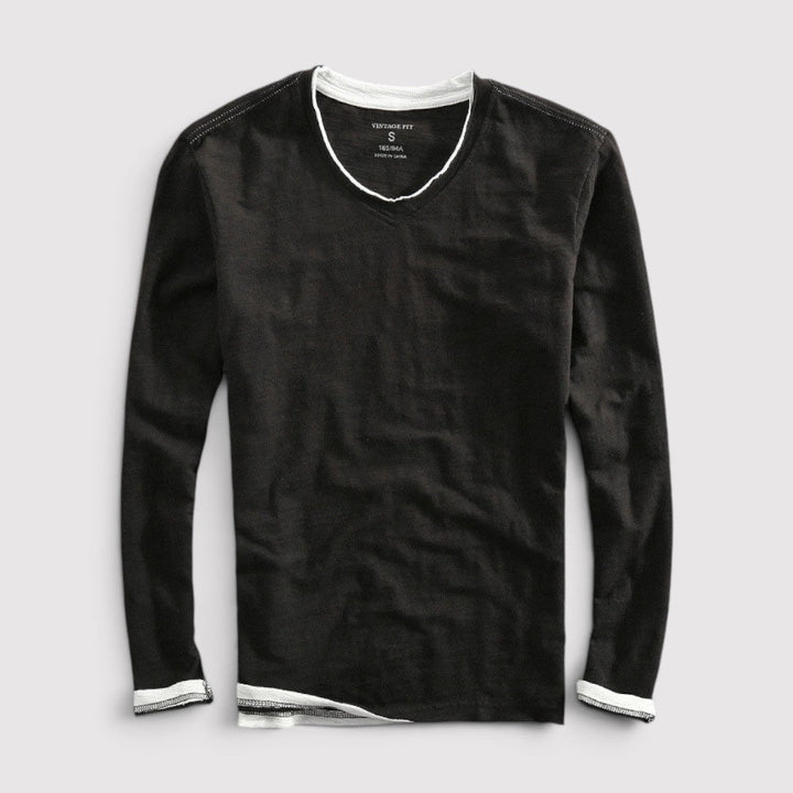 Markus Berlin Herren Langarmshirt, Vorderansicht