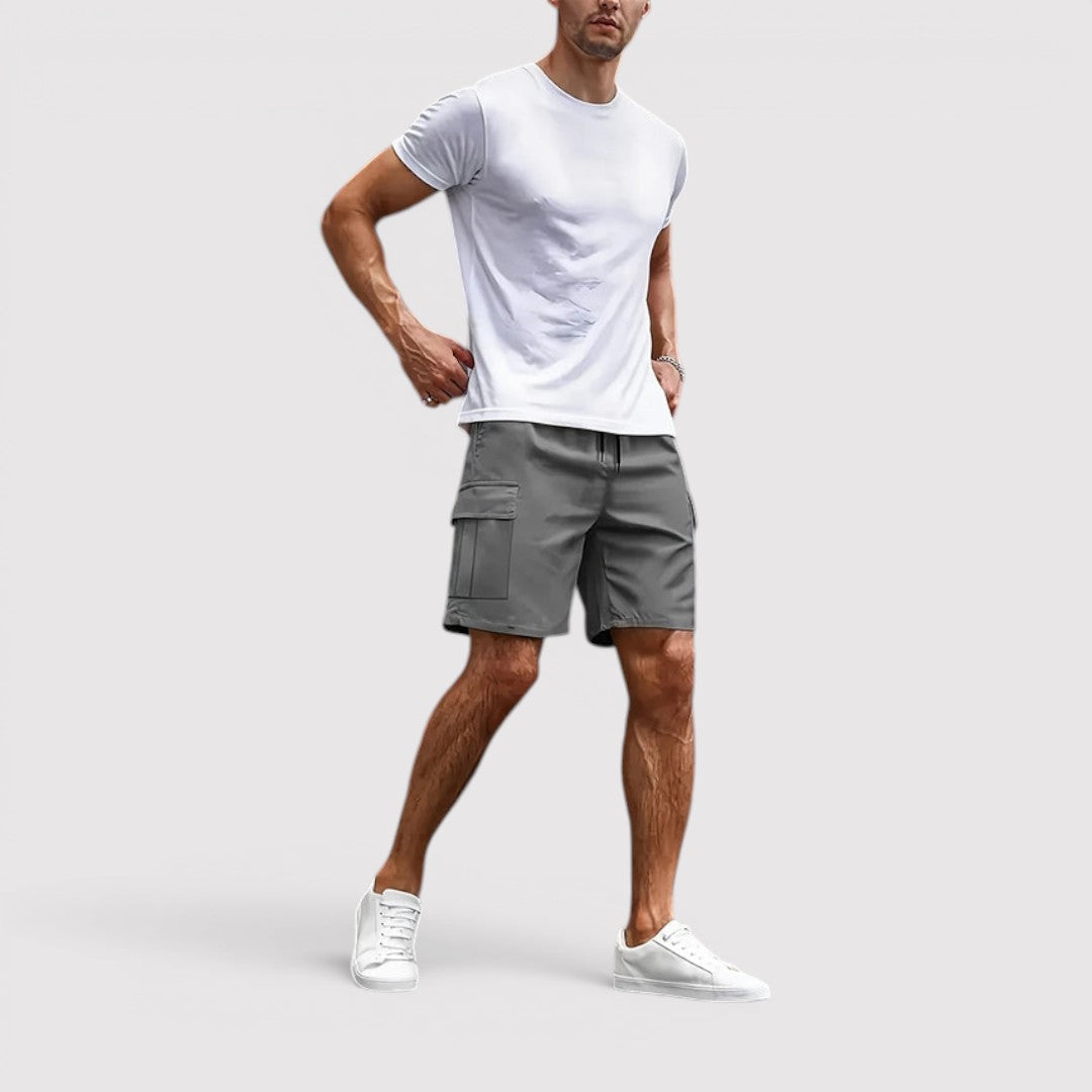 Markus Berlin Herren Cargo-Shorts, Vorderansicht