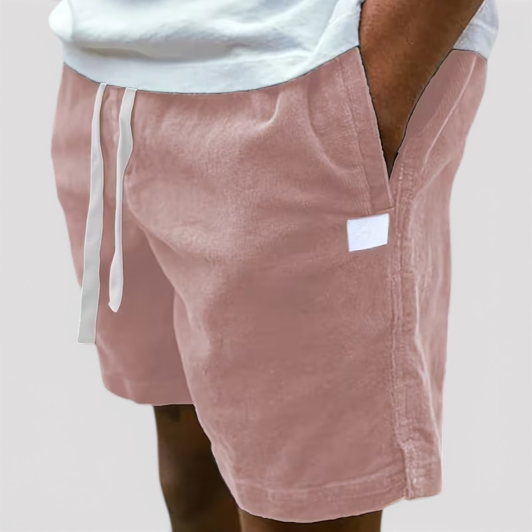 Markus Berlin Herren Leichte Sommershorts, Vorderansicht