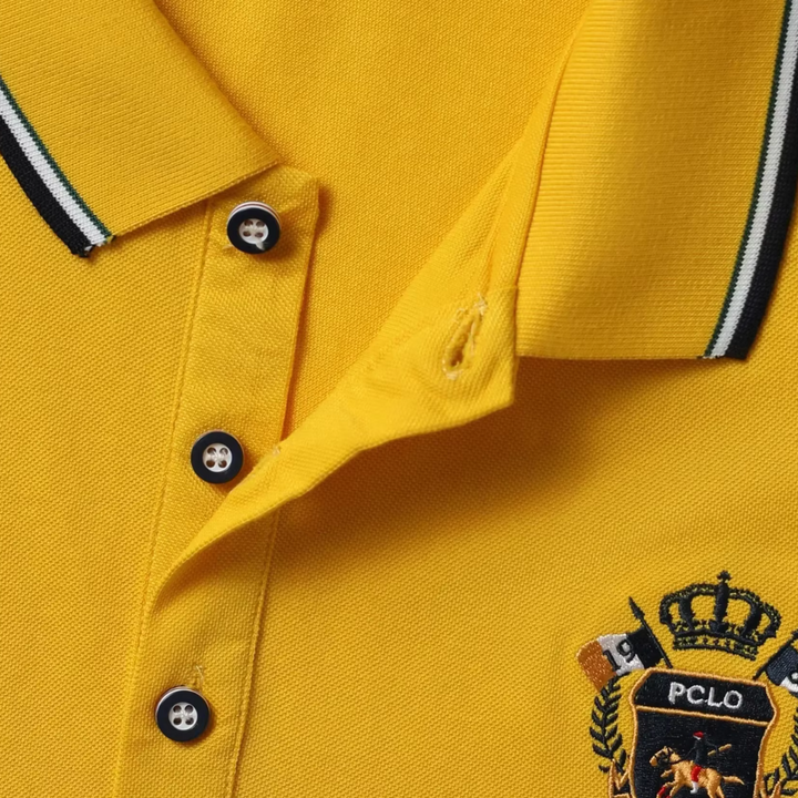 Markus Berlin Herren Edles Poloshirt mit körpernaher Passform, Vorderansicht