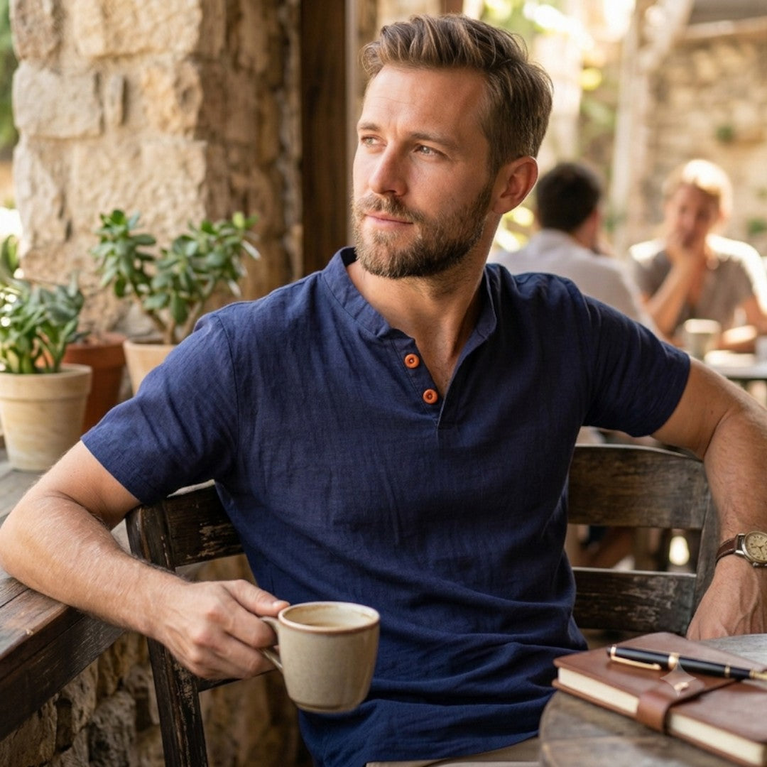 Markus Berlin Herren Hemd, Vorderansicht