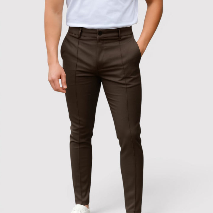 Markus Berlin Herren Slim-Fit Hose, Vorderansicht