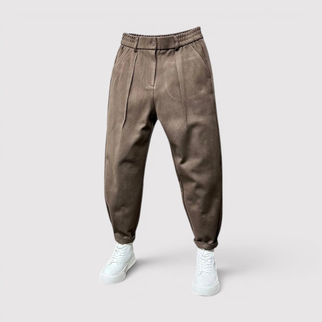 Markus Berlin Herren Hose mit Tapered-Schnitt, Vorderansicht