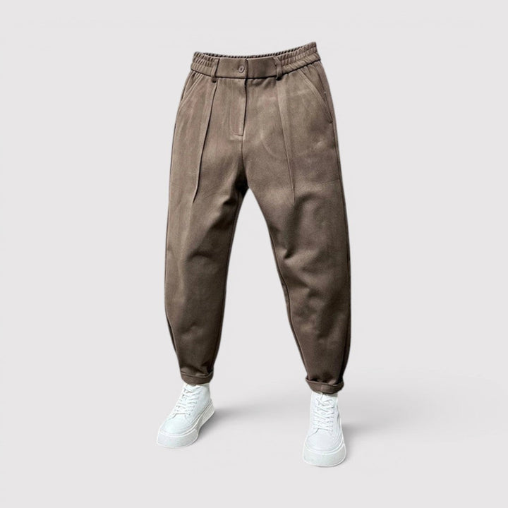 Markus Berlin Herren Hose mit Tapered-Schnitt, Vorderansicht
