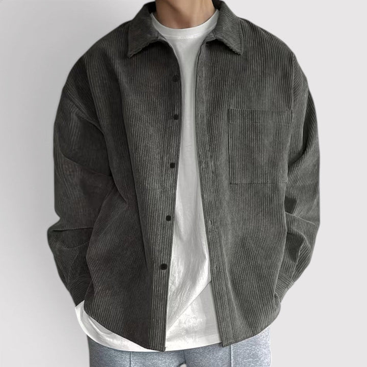 Markus Berlin Herren Overshirt, Vorderansicht